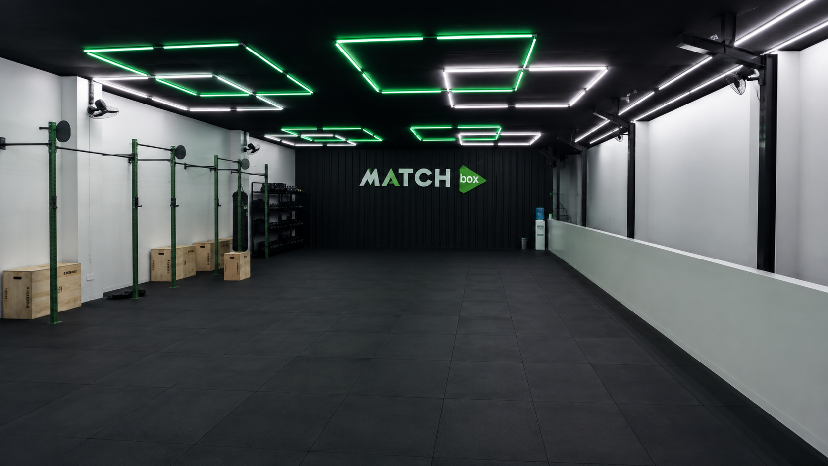 Sala de treinamento funcional Match Box da Match Fit Prazeres