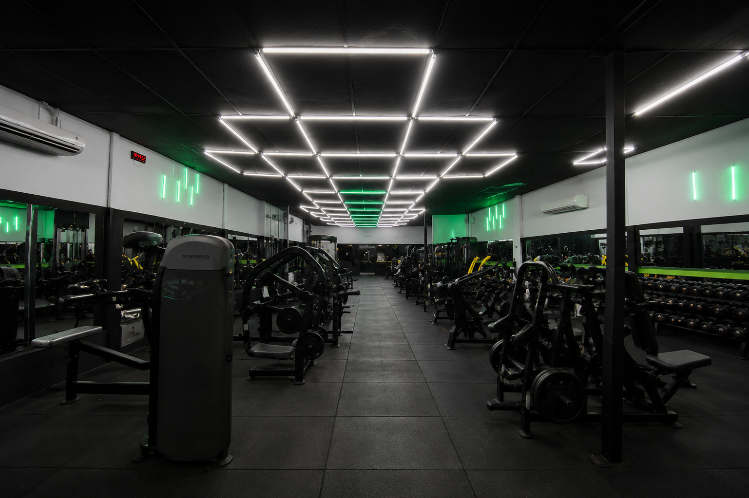Área de treino da unidade Match Fit Carpina I