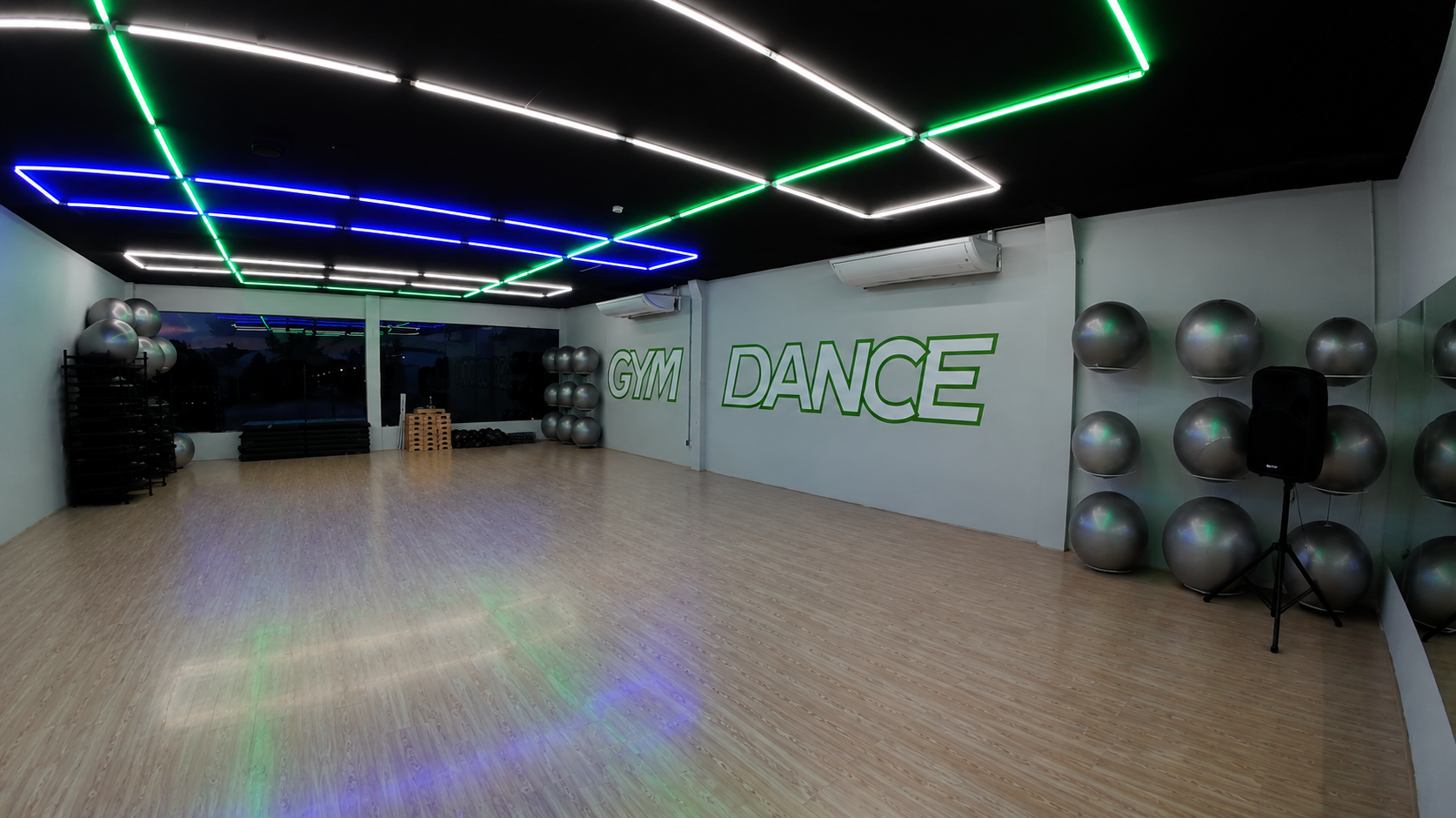 Sala de ginástica e dança Gym Dance da Match Fit Prazeres