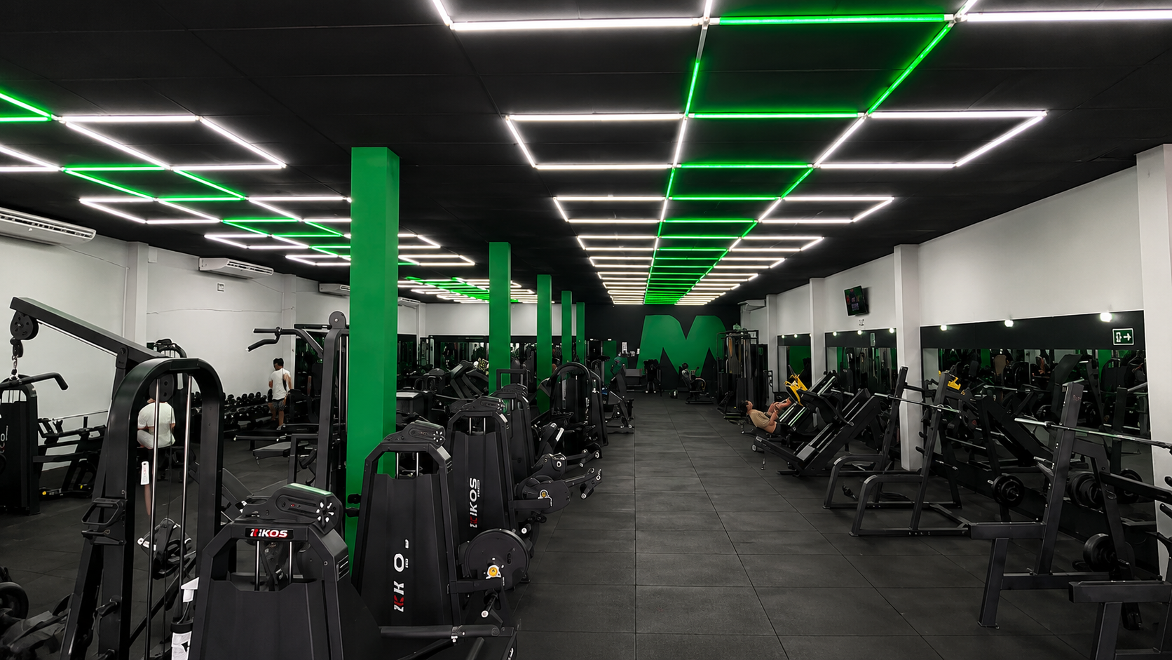 Área de treino da unidade Match Fit Carpina II
