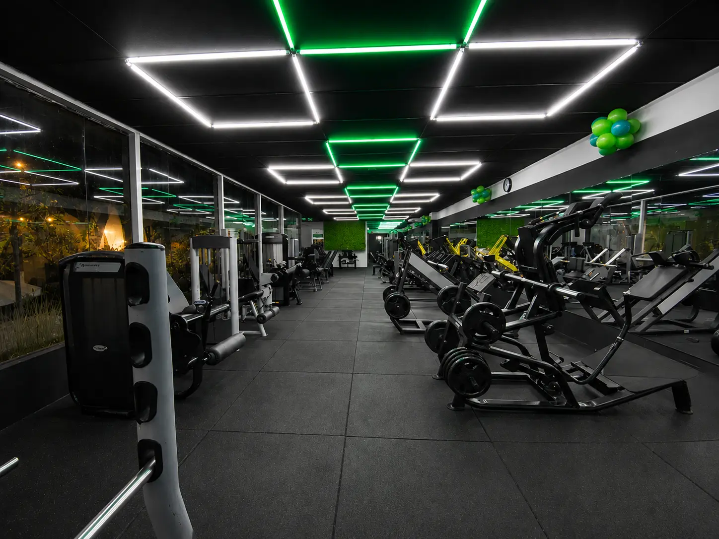 Área de treino da unidade Match Fit Setúbal