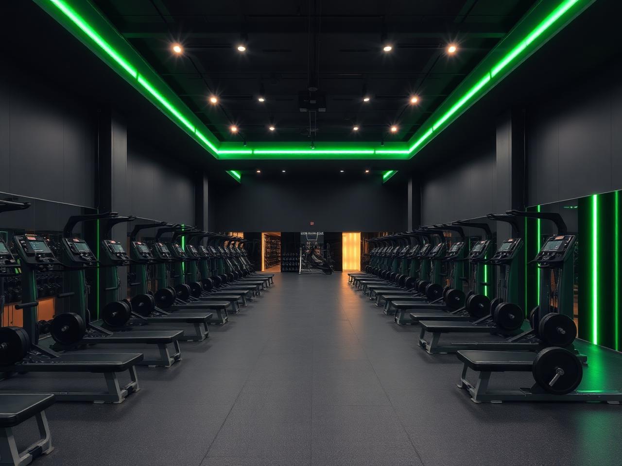 Área de treino da unidade Match Fit Camaragibe II